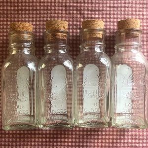 Honey Bottles, set of 4, 4 ounces each